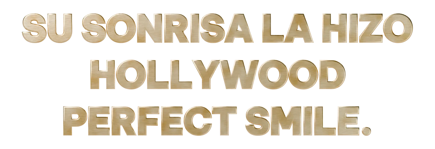 Su sonrisa la hizo Hollywood Perfect Smile.